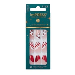 imPress Limited Edition Holiday Heartfelt Medium Press On Nails 91208